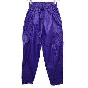 Vintage Capezio Women's S Rip Stop Dance Pants Purple